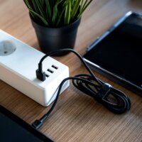 Green Cell Ray USB-A apa - USB-C apa Adat- és töltőkábel 1.2m - Fekete