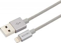 Nevox USB apa - Lightning apa Adat- és töltőkábel 1m - Ezüst