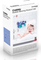 InnovaGoods Crabbly Zenés tarisznyarák szappanbuborékokkal - Kék