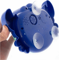 InnovaGoods Crabbly Zenés tarisznyarák szappanbuborékokkal - Kék