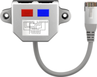 goobay CAT5 RJ45 UTP Y Elosztó Adapter