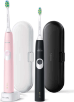 Philips HX6800/35 Sonicare ProtectiveClean Series 4300 szónikus fogkefe dupla szett - Rózsaszín/Fekete