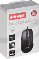 Activejet AMY-083 USB Egér - Fekete