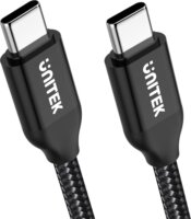 Unitek USB-C apa - USB-C apa Adat- és töltőkábel 2m - Fekete