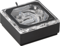 Alphacool Eisblock XPX Aurora Edge Plexi Black CPU Vízblokk