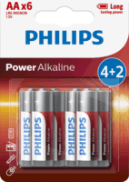 Philips LR6P6BP/10 Alkáli AA Ceruzaelem (6db/csomag)