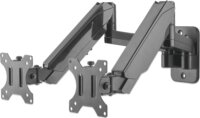 Manhattan 17"-32" LCD TV/Monitor fali tartó - Fekete (2 kijelző)