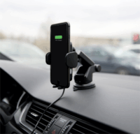 Yenkee Wireless autós Qi töltő / tartó 10W Fekete