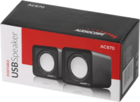 AudioCore AC870B 2.0 hangfal - Fekete