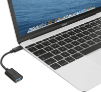 Trust USB-C apa - USB anya Adapter kábel 10cm - Fekete