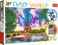 Trefl Crazy Shapes: A Párizs feletti ég 600 db-os puzzle