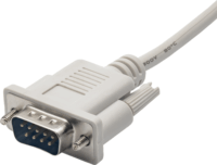 Akyga AK-CO-03 D-SUB 9 pin - D-SUB 9 pin Összekötőkábel 2m Fehér