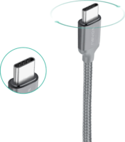 Nevox USB-C apa - USB 3.0 apa Adat- és töltőkábel 2m - Ezüst