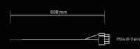 be quiet! CP-6610 1 x PCle 6 + 2 tápkábel 0.6m