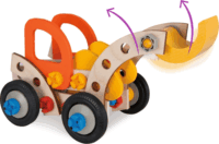 Eichhorn Constructor Kotrógép 90 darabos Fa Építőjáték