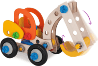 Eichhorn Constructor Kotrógép 90 darabos Fa Építőjáték