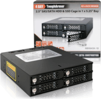 Icy Dock ToughArmor MB994SK-1B 4x2.5" - 5.25" HDD beépítő keret