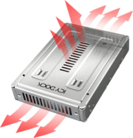 Icy Dock EZConvert Pro MB982IP-1S-1 2.5" 3.5" SAS Külső HDD ház - Fekete