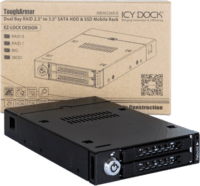 Icy Dock ToughArmor MB992SKR-B 2x2.5" - 3.5" HDD beépítő keret