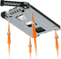 Icy Dock ToughArmor MB998SP-B 8x2.5" - 5.25" HDD beépítő keret