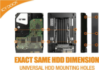 Icy Dock EZConvert MB882SP-1S-3B 2.5" - 3.5" HDD adapter