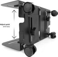 Maclean MC-851 Számítógép tartó kiskocsi Fekete