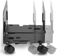 Maclean MC-851 Számítógép tartó kiskocsi Fekete