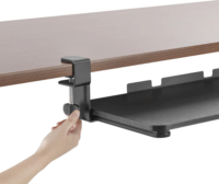 Maclean MC-839 Billentyűzet tartó Fekete