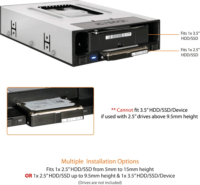 Icy Dock flexiDOCK MB795SP-B HDD Dokkoló (SATA)
