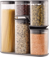 Joseph Joseph Podium 81071 Műanyag ételtároló edény készlet állvánnyal (5db)