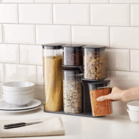 Joseph Joseph Podium 81071 Műanyag ételtároló edény készlet állvánnyal (5db)