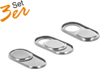 Delock 20656 Biztonsági fedél laptop webkamerához / tablethez / okostelefonhoz Ezüst (3 db / csomag)