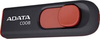 Adata 8GB C008 USB 2.0 pendrive - Fekete/piros