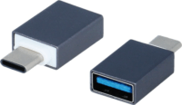 Forever USB Type-C - Type-A adapter - Fekete