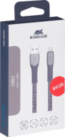 Rivacase PS6102 GR12 USB apa - USB-C apa Adat- és töltőkábel 1.2m - Szürke