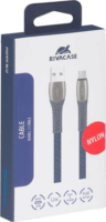 Rivacase PS6102 BL12 USB apa - USB-C apa Adat- és töltőkábel 1.2m - Kék