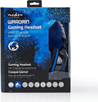 Nedis GHST500BK Surround Gaming Headset Fekete