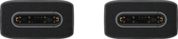 Samsung gyári USB-C apa - USB-C apa Összekötő kábel 1m - Fekete