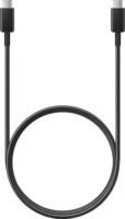 Samsung gyári USB-C apa - USB-C apa Összekötő kábel 1m - Fekete