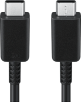 Samsung gyári USB-C apa - USB-C apa Összekötő kábel 1m - Fekete