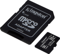 Kingston 32GB Canvas Select Plus microSDHC UHS-I CL10 memóriakártya + Adapter