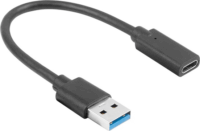 Lanberg USB-C anya - USB-A apa Adapter 15cm
