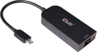 Club3D USB 3.2 Gen1 Type C - 2.5Gbps LAN adapter - Fekete