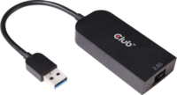 Club3D USB 3.2 - 2.5Gbps LAN adapter - Fekete