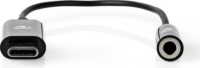Nedis USB-C apa - 3.5mm jack anya adapter 0.15m