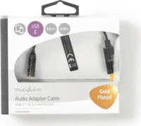 Nedis USB-C apa - 3.5mm jack anya adapter 0.15m