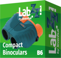 Levenhuk 10x25 LabZZ B6 Binokuláris távcső - Kék/Narancssárga