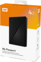 Western Digital 4TB My Passport USB 3.0 Külső HDD - Fekete