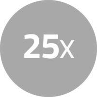Nedis F csatlakozó 7.5 mm-es Koax Kábelekhez Fém (25 db)