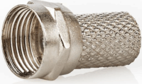 Nedis F csatlakozó 7.5 mm-es Koax Kábelekhez Fém (25 db)